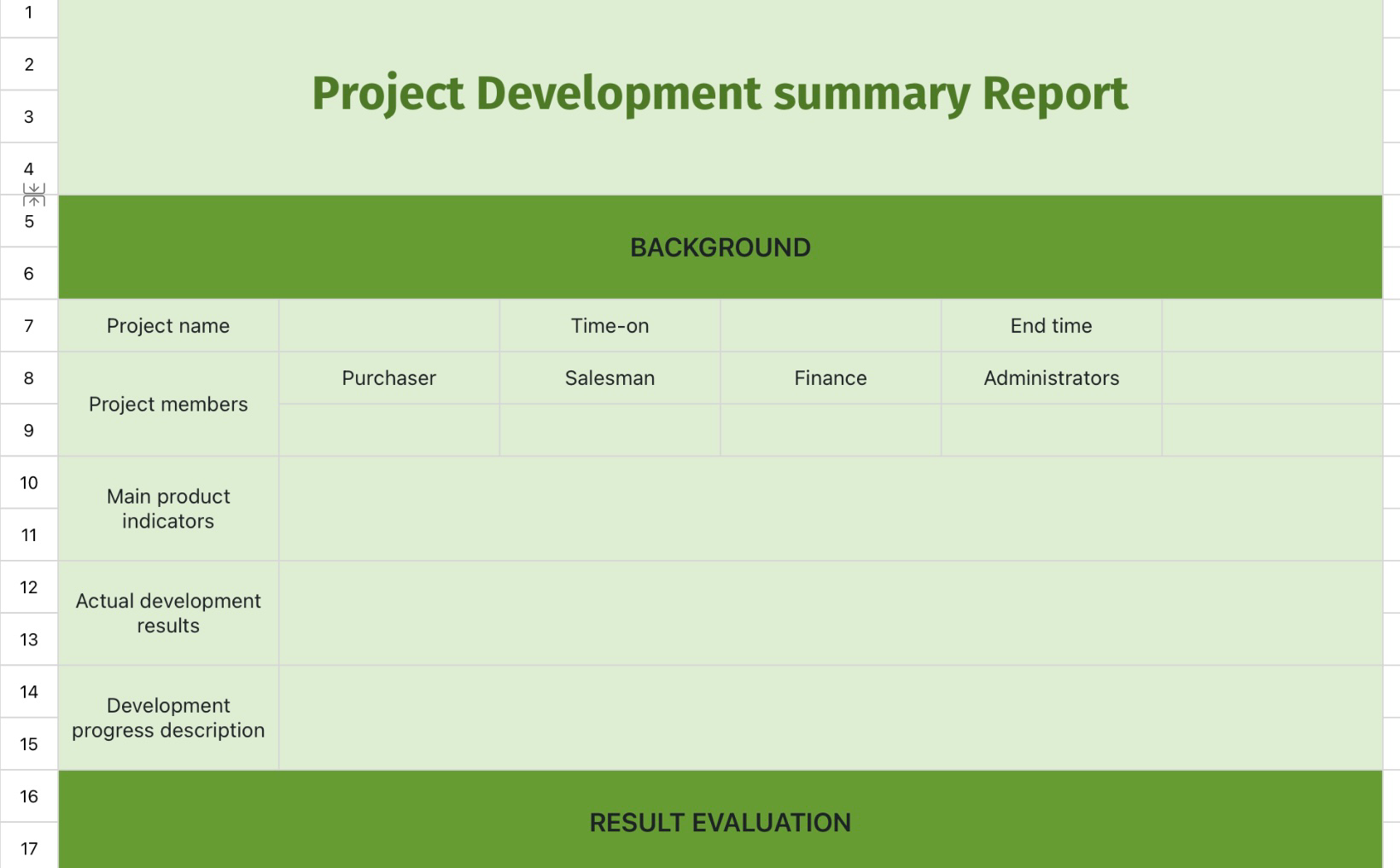 Project Development summary Report